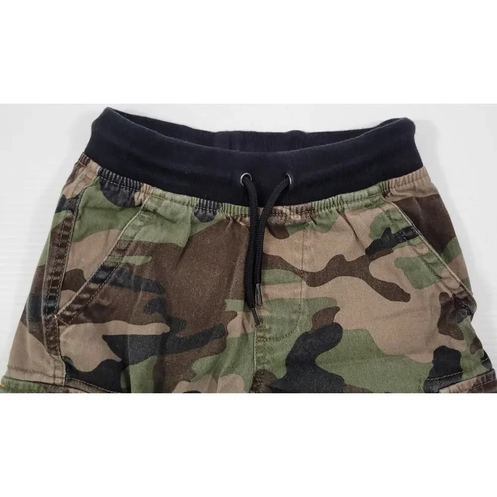 L5) Children Wonder Nation Camo Camouflage Boys Cargo Shorts Medium 8